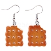 Resin Food Model Dangle Earrings PW-WG3638D-01-1