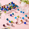 64Pcs 16 Styles Handmade Lampwork Beads LAMP-TA0001-59C-7