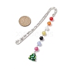 Christmas Theme Alloy Hook Bookmarks AJEW-JK00337-4