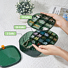 PET Plastic Multi-layered Jewerly Box CON-WH0092-64-4