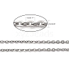 Tarnish Resistant 304 Stainless Steel Men's Necklace Chains STAS-N051-02-2