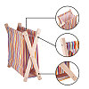 Cloth Folding Basket AJEW-WH0051-01-5