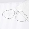 Tarnish Resistant 201 Stainless Steel Hoop Earrings LS-EJEW-A052-09C-1