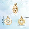 Real 18K Gold Plated Brass Pendants FIND-SZ0002-54C-7