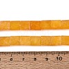 Dyed Natural White Jade Beads Strands G-Q606-77A-01-5