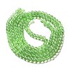 Drawbench Transparent Glass Beads Strands GLAD-Q012-6mm-05-4