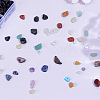 150G 15 Styles Natural & Synthetic Mixed Gemstone Chip Beads G-PA0001-95-7