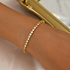 Minimalist Brass Pave Cubic Zirconia Tennis Bracelets for Women YE4484-1-2