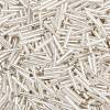 Silver Lined Transparent Glass Bugle Beads SEED-R028-2x15-B02-3