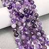 Natural Amethyst Beads Strands G-L581A-001B-2