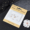 12Pcs 3 Style Brass Cubic Zirconia Charms KK-BBC0011-55-6