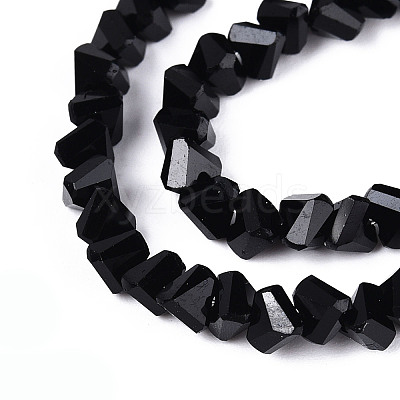 Opaque Glass Beads Strands X-GLAA-N019-4mm-01-1