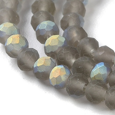 Imitation Jade Glass Beads Strands EGLA-A034-T2mm-MB16-1
