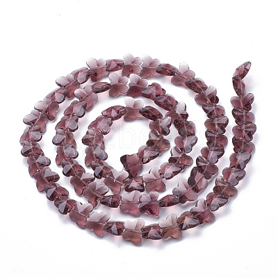 Transparent Glass Beads GLAA-Q066-14mm-B04-1