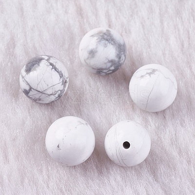 Natural Howlite Beads G-K275-30-8mm-1
