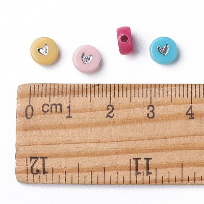 Opaque Acrylic Beads PACR-N006-50-B02-1