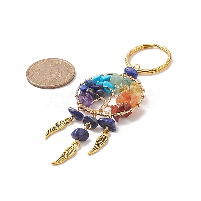 Natural Lapis Lazuli Keychain X1-KEYC-JKC00435-04-1