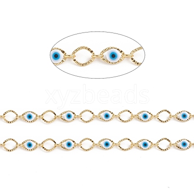 3.28 Feet Handmade Brass Oval Link Chains X-CHC-E021-03A-1