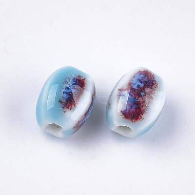 Handmade Porcelain Beads PORC-S498-07L-1