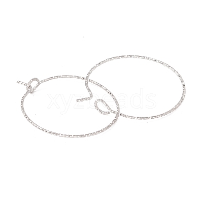 316 Surgical Stainless Steel Hoop Earrings Findings STAS-D183-02P-02-1