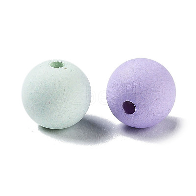 Opaque Acrylic Beads OACR-Z013-40B-1
