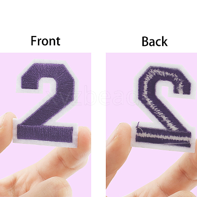 Computerized Embroidery Cloth Iron On Patches DIY-GF0002-15C-1