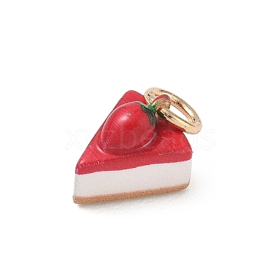 Spray Painted Brass Charms KK-CBAEB58-02A-1