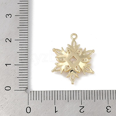 Christmas Theme Brass Micro Pave Cubic Zirconia Pendants LS-KK-Z065-01-02G-1