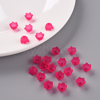 Transparent Acrylic Beads Caps PL543-12-1