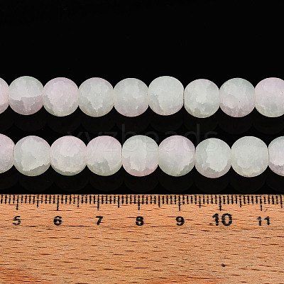 Crackle Glass Beads Strands GLAA-N009-10mm-01-1