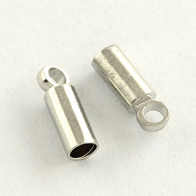 Brass Cord Ends KK-R001-08-P-1