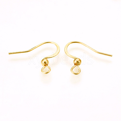 316 Surgical Stainless Steel Earring Hooks STAS-P220-13G-1