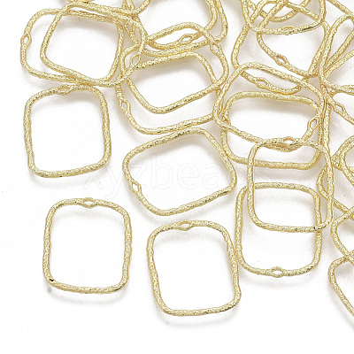 Alloy Open Back Bezel Pendants PALLOY-S121-81C-1