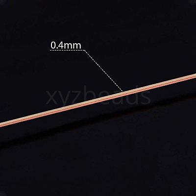 Round Bare Copper Wire for Jewelry Making CWIR-BC0002-16B-1