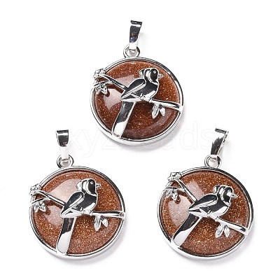 Natural & Synthetic Gemstone Pendants G-I321-03P-1