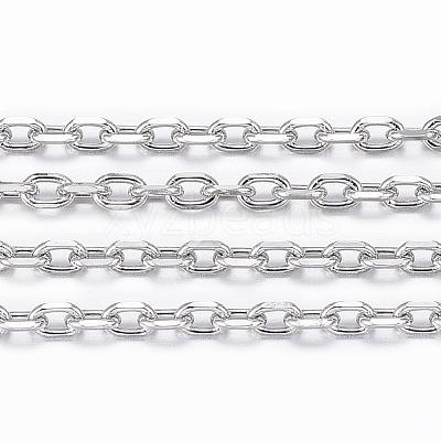 Tarnish Resistant 304 Stainless Steel Cable Chains CHS-H009-22P-1