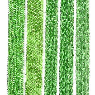 Electroplate Glass Beads Strands EGLA-A044-T6mm-B11-1