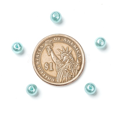 Imitation Pearl Acrylic Beads PL609-01-1