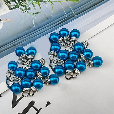 ABS Plastic Imitation Pearl Charms KY-TAC0011-03P-05-1