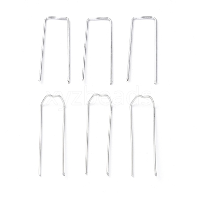 200Pcs 2 Style Galvanized Iron M-Shape pins TOOL-GA0001-54-1
