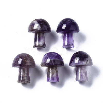 Natural Amethyst GuaSha Stone G-N0325-02U-1