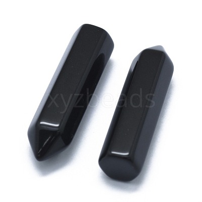 Natural Obsidian Pointed Beads G-G795-02-11-1
