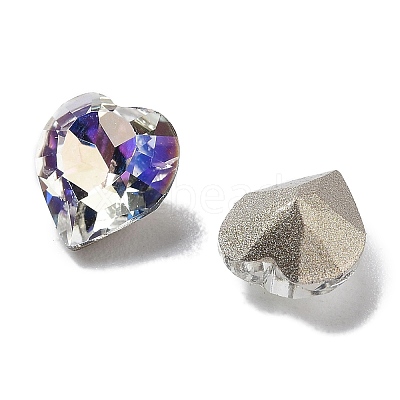 K9 Glass Rhinestone Cabochons GLAA-H034-02C-1