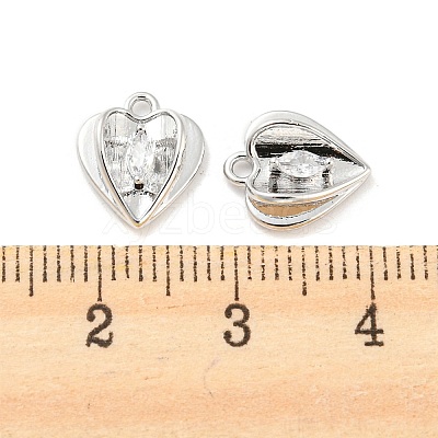 Clear Glass Charms X-KK-E090-25P-1