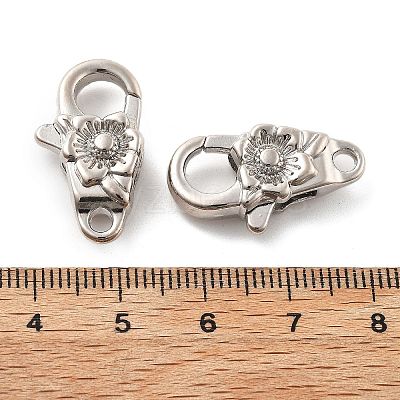 Brass Lobster Claw Clasps KK-R216-18B-P-1