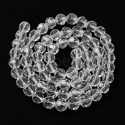 Transparent Glass Beads EGLA-A035-T10mm-D19-1