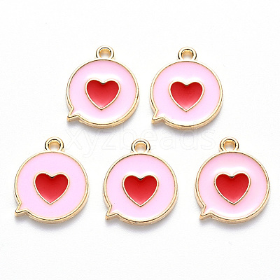 Alloy Enamel Pendants ENAM-S121-120C-1