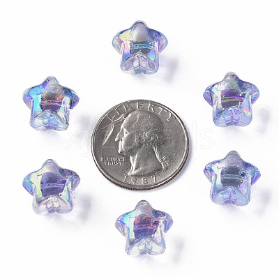 1-Hole Transparent Acrylic Buttons MACR-S373-129-C09-1