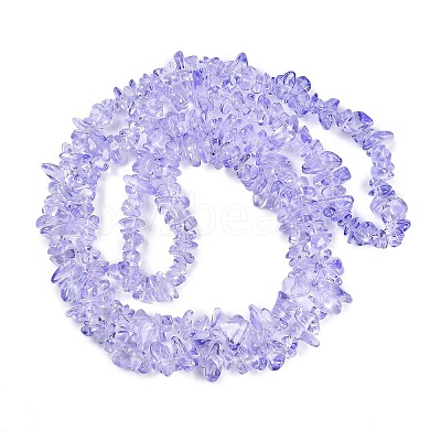 Transparent Glass Beads Strands GLAA-Z009-01G-1