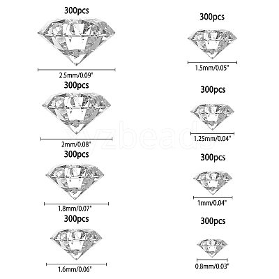 Cubic Zirconia Cabochons ZIRC-PH0002-20-1